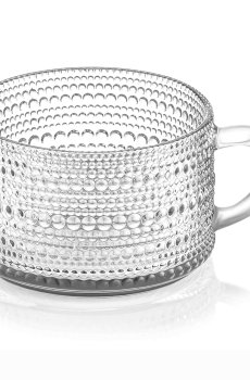 Чашка Ardesto Verbena прозрачная, диаметр 10.5 см, 330 мл (AR5024)