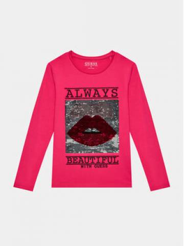 Guess Блузка J3BI12 J1314 Рожевий Regular Fit Guess Блузка J3BI12 J1314 Рожевий Regular Fit
