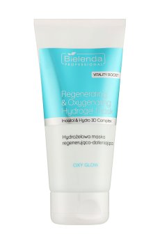Гидрогелевая маска для лица Bielenda Professional Oxy Glow Regenerating & Oxygenating Hydrogel Mask, 150 мл