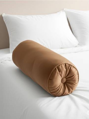 Декоративна подушка - коричневий