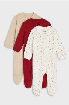 Повзунки – упаковка з 3 штук - кремовий