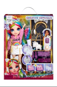Детский игровой набор с куклой Rainbow High Creative Crystals Амайя, с аксессуарами, 27 см, от 8 лет (121411)