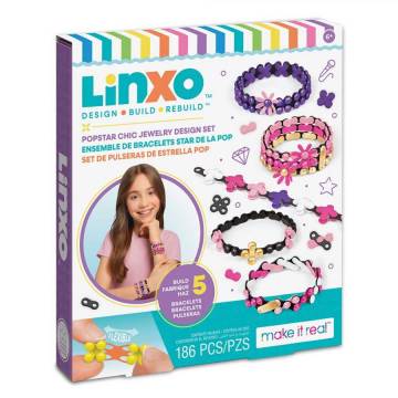 Набір для виготовлення браслетів Make it Real Linxo Прикраси Модерн (MR6110/3) Набір для виготовлення браслетів Make it Real Linxo Прикраси Модерн (MR6110/3)