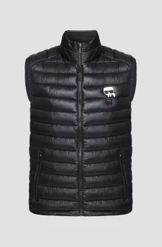 Мужской черный жилет Черный 48 Karl Lagerfeld 500590.505023;990