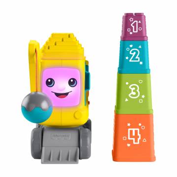 Машинка Fisher-Price Рахуй та складай Веселий кран (HRP32) Машинка Fisher-Price Рахуй та складай Веселий кран (HRP32)