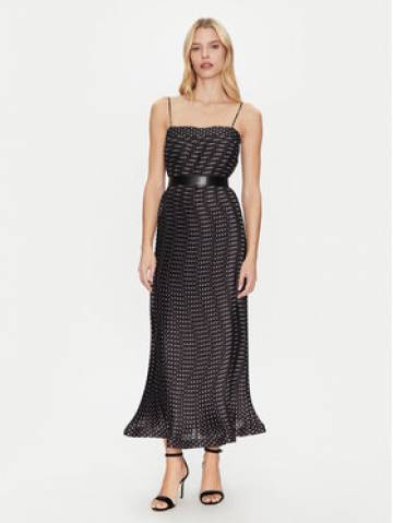 Simona Corsellini Коктейльна сукня P25CPAB01201 Чорний Slim Fit Simona Corsellini Коктейльна сукня P25CPAB01201 Чорний Slim Fit