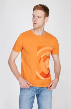 Мужская оранжевая футболка Оранжевый M Pierre Cardin PC.-C5 21040.2100