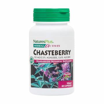 Плоды Авраамового дерева NaturesPlus Herbal Actives Chasteberry 150 мг, 60 капсул Плоды Авраамового дерева NaturesPlus Herbal Actives Chasteberry 150 мг, 60 капсул