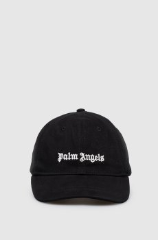 Детская черная кепка с вышивкой логотипа