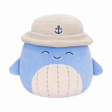 Мягкая игрушка Squishmallows Синий кит Самир в панаме, от 3 лет, 19 см (SQCR06593) Мягкая игрушка Squishmallows Синий кит Самир в панаме, от 3 лет, 19 см (SQCR06593)
