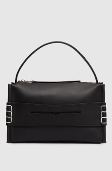 Черная кожаная сумка Loafer