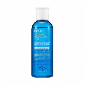 Увлажняющий тонер для лица Farmstay Collagen Water Full Moist Toner с коллагеном, 200 мл Увлажняющий тонер для лица Farmstay Collagen Water Full Moist Toner с коллагеном, 200 мл
