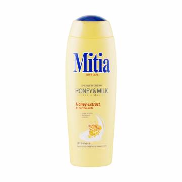 Крем-гель для душа Mitia Shower Cream Мед с молоком, 400 мл Крем-гель для душа Mitia Shower Cream Мед с молоком, 400 мл