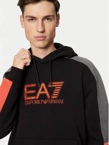 EA7 Emporio Armani Світшот 6DPM10 PJVTZ 1200 Чорний Regular Fit EA7 Emporio Armani Світшот 6DPM10 PJVTZ 1200 Чорний Regular Fit