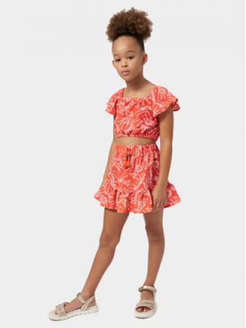 Mayoral Набір блузка і спідниця 6966 Оранжевий Regular Fit