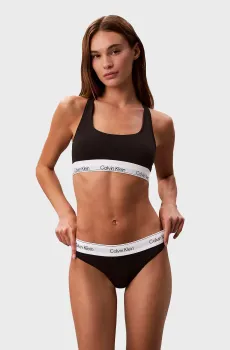 Женские черные трусики BRAZILIAN Черный XL Calvin Klein LV00QF8522