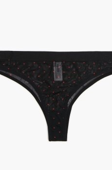 Cropp - Трусики з принтом - чорний