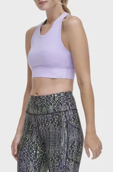 Женский сиреневый топ BALANCE COMPRESSION Сиреневый XS DKNY DP3T9622