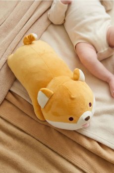 М’яка іграшка у формі песика коргі - помаранчевий