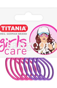 Набор резинок для волос Titania, 8 шт (7996 GIRL)