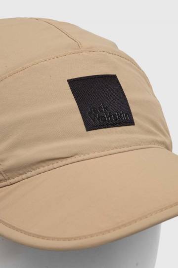 Кепка Jack Wolfskin Road Trip цвет бежевый однотонная Кепка Jack Wolfskin Road Trip цвет бежевый однотонная
