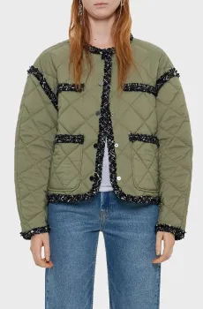 Женская зеленая куртка Зеленый XS-S Bimba Y Lola 242BR0406.10530