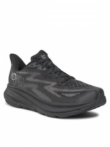 Hoka Взуття для бігу Clifton 9 Wide 1132210 Чорний Hoka Взуття для бігу Clifton 9 Wide 1132210 Чорний