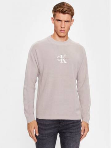 Calvin Klein Jeans Светр J30J322460 Сірий Loose Fit Calvin Klein Jeans Светр J30J322460 Сірий Loose Fit
