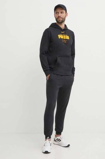 Кофта Nike Pittsburgh Pirates мужская цвет чёрный с капюшоном с принтом Кофта Nike Pittsburgh Pirates мужская цвет чёрный с капюшоном с принтом