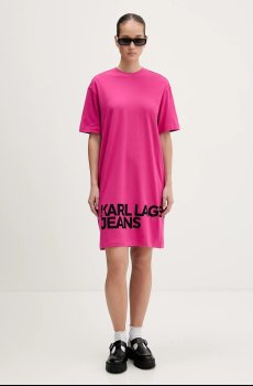 Хлопковое платье Karl Lagerfeld Jeans