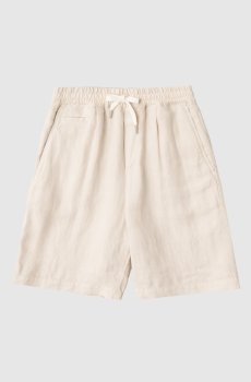 Детские бежевые шорты из льна