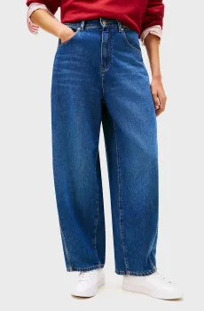 Женские синие джинсы DNM FLO LOOSE BALLOON Синий 25-32 Tommy Hilfiger WW0WW46765