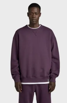 Мужской фиолетовый свитшот Essential Фиолетовый S G-Star RAW D22995,D395