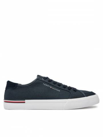Tommy Hilfiger Кросівки Core Corporate Vulc Canvas FM0FM05398 Cиній
