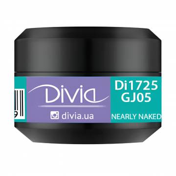 Гель для наращивания ногтей Divia Jelly Builder Gel GJ05 Nearly Naked, 5 г Гель для наращивания ногтей Divia Jelly Builder Gel GJ05 Nearly Naked, 5 г