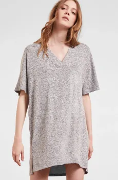 Женская серая ночная рубашка CLOVIS Серый S Etam 6528201