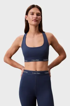 Женский темно-синий топ MODERN SPORT SUPPORT BRA Синий L Calvin Klein LVGWS5K138