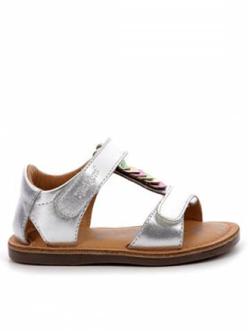 Kickers Босоніжки Divazia 960701-10 16 S S Срібний Kickers Босоніжки Divazia 960701-10 16 S S Срібний