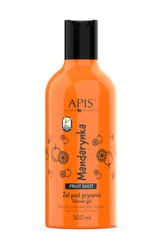 Уценка! Гель для душа Apis Natural Cosmetics Fruit Tangerine Shower Gel Мандарин, 500 мл