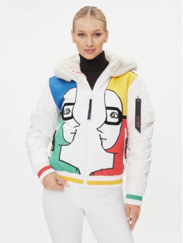 Rossignol Лижна куртка Space RLMWJ51 Білий Regular Fit Rossignol Лижна куртка Space RLMWJ51 Білий Regular Fit