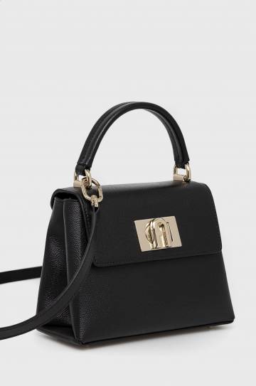 Кожаная сумочка Furla цвет чёрный Кожаная сумочка Furla цвет чёрный