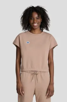 Женская бежевая футболка Бежевый XL Arena 006233-200