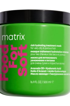 Маска Matrix Food Soft Rich Hydrating Treatment Mask для интенсивного питания и увлажнения волос, 500 мл