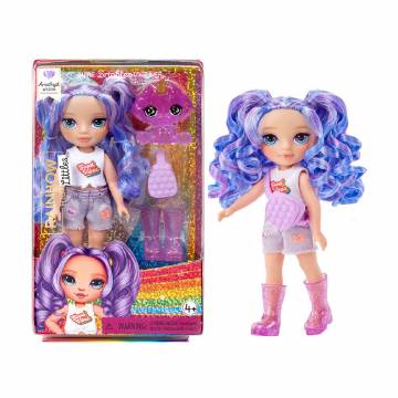 Игровой набор с куклой Rainbow High серии Littles Аметиста, 5*12*19 см, от 4 лет, 5 элементов (531234) Игровой набор с куклой Rainbow High серии Littles Аметиста, 5*12*19 см, от 4 лет, 5 элементов (531234)