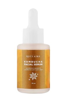Двухфазная сыворотка Reclaire Facial Serum для сухой кожи лица, с комбучей, 30 мл