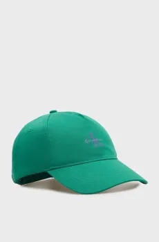Мужская зеленая кепка MONOLOGO Зеленый ONESIZE Calvin Klein LV04G5032G