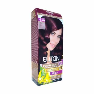 Крем-краска для волос Elitan Intensive And Natural Color 4.56 Черная смородина, 115 мл Крем-краска для волос Elitan Intensive And Natural Color 4.56 Черная смородина, 115 мл