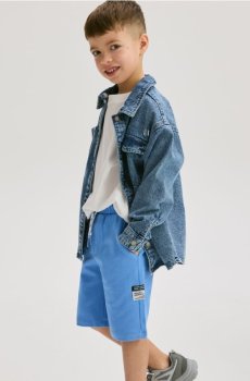 Reserved - Бавовняні шорти - синій - 346BF-55X