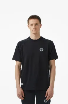 Мужская черная футболка Черный L Lacoste TH0501031