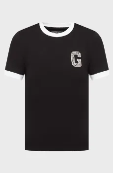 Женская черная футболка Черный L Guess W6RI31.J1314;JBLK